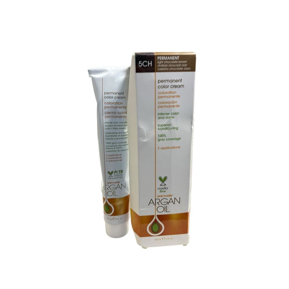 One n Only Argan Oil Permanent‎ Hair Color 5CH Light Chocolate Brown 3 oz